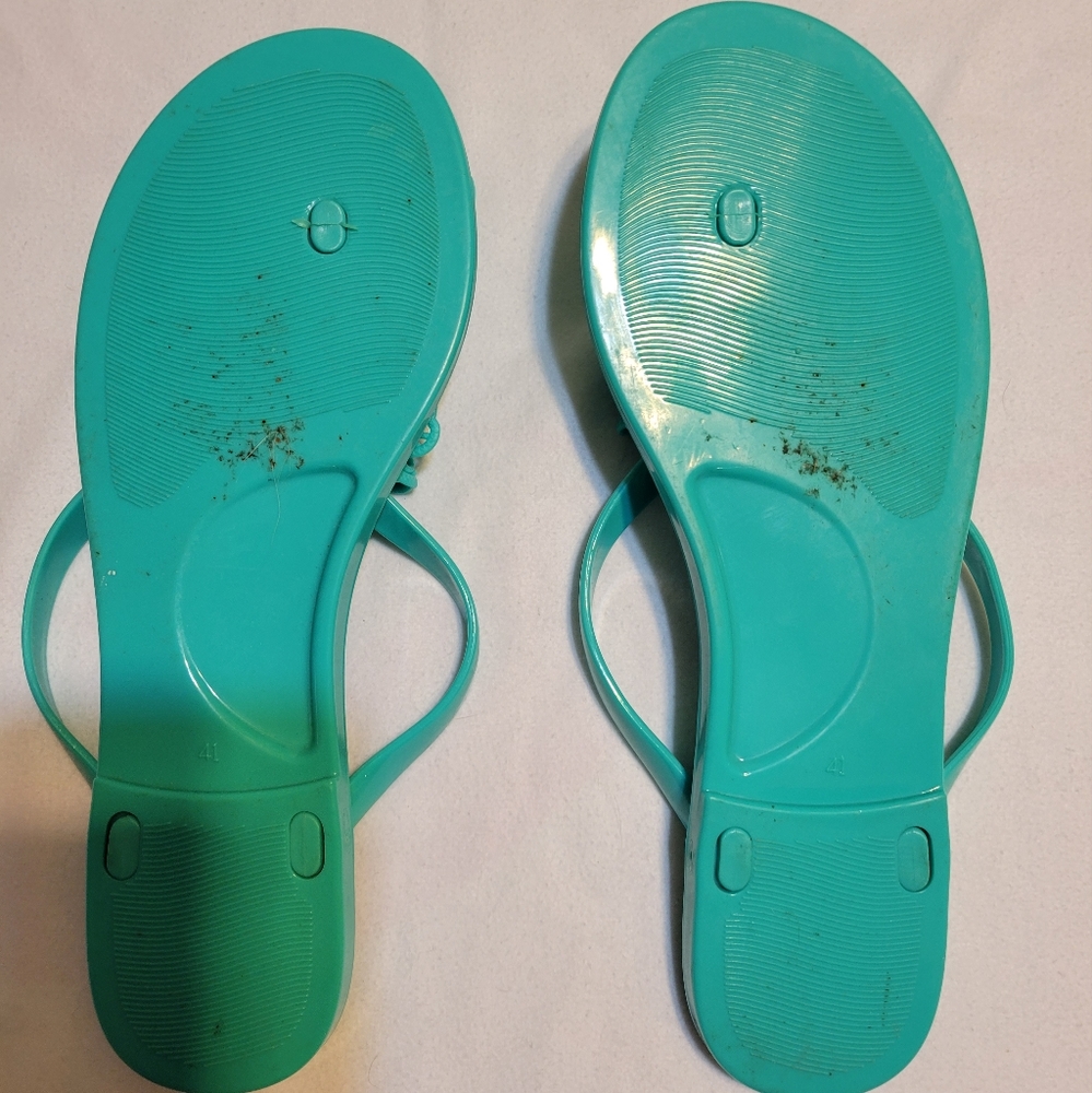 Turquoise Sandals - Picture 2 of 3